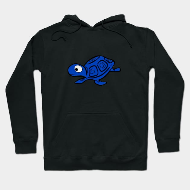 Blue_Turtle Hoodie by ARTEMIDA